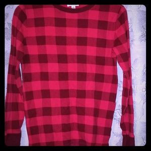 Plad long sleep shirt